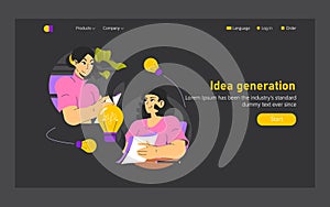 Decision Making. Flat Vector Illustration