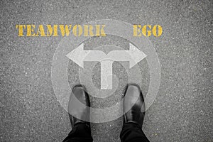 Decision to make - teamwork or ego