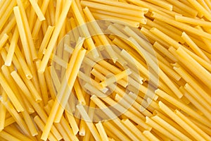 Decisive of spaghettis close up