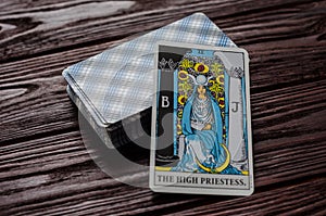 Deck of cards Tarot Rider-Waite.