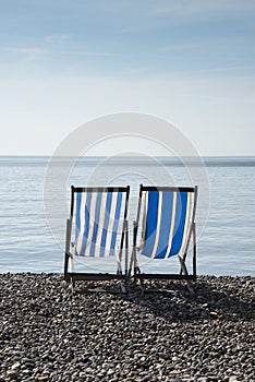 Deck Chairs at The Seaside
