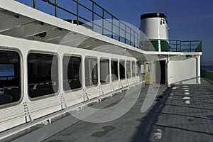 On Deck of a Ferry