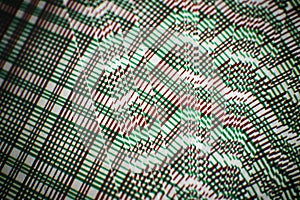 Deck of new cards background, back side in a fan shape