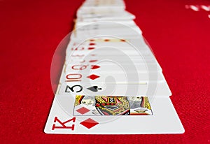 Deck of playing cards