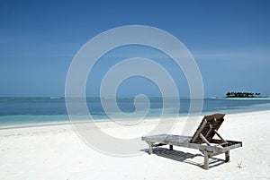 Deckchair on Beach