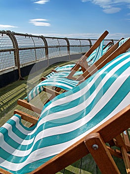 Deckchairs photo