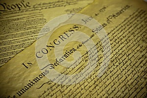 The Declaration of Independence and Constitution of the USA