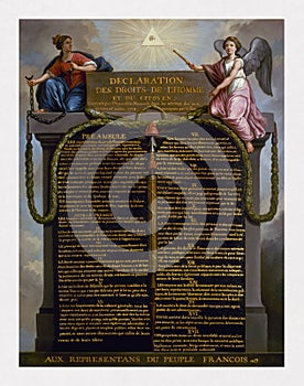 Declaration of the Rights of Man and of the Citizen in 1789