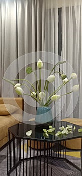 Deco home idea With Lotus flower valse