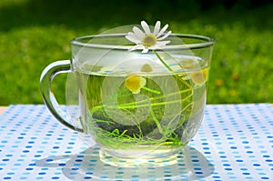 Decoction with the chamomile