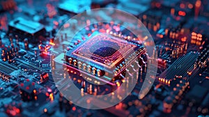 decoherence animating quantum processor