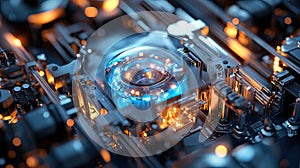 decoherence animating quantum processor