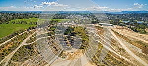 Decommissioned limestone mine in Melbourne.