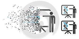Decomposed Pixel Halftone Genetics Report Icon