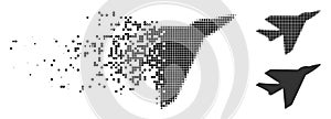 Decomposed Pixelated Halftone Intercepter Icon