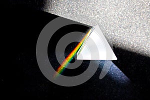 The decomposition of light in a prism