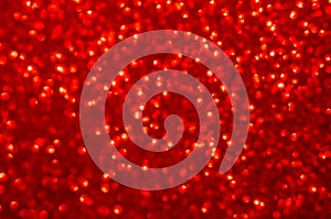 Decompressed abstract red glitter background