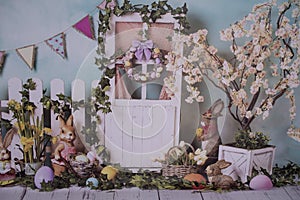 Decor for Easter photo shoots
