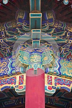 Decor of the Paiyun Dian, Hall of Dispelling Clouds, Summer Palace, Beijing, China