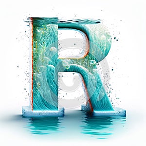 Decorated Alphabet Letter R Created With Generative Ai