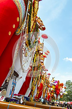 Decorated Bullock effigies of Shivratri festival