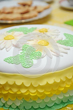 Decorated cake