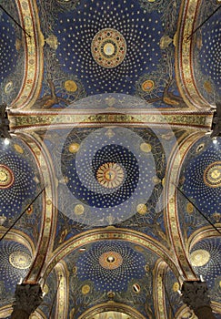 Decorated Ceiling into Church of All Nations