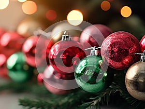 decorated christmas balls