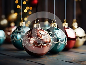 decorated christmas balls