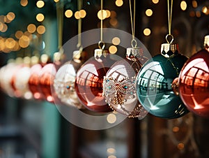 decorated christmas balls