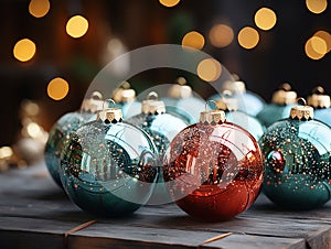 decorated christmas balls