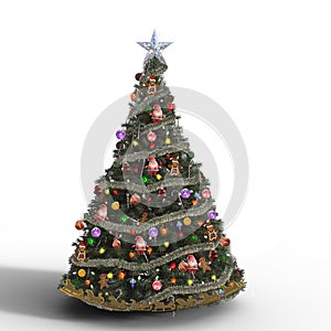 Decorated christmas tree