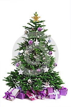 Decorated Christmas tree