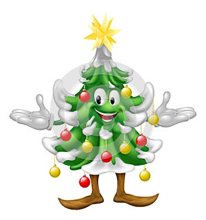 Decorated Christmas Tree man