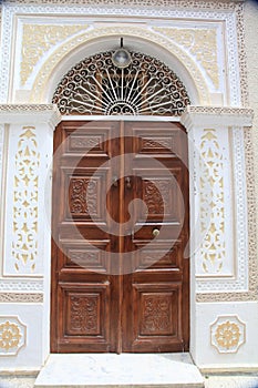 Decorated door