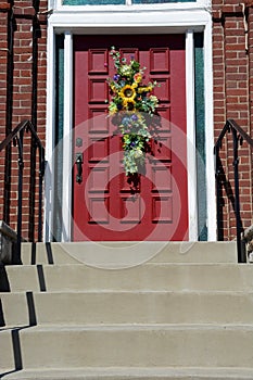 Decorated door