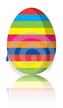 Decorated easter egg