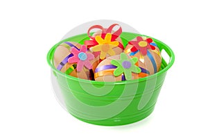 Decorated easter eggs