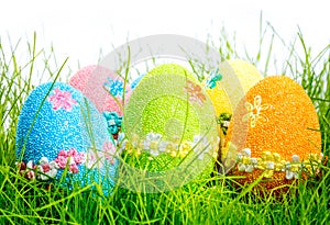 Decorated easter eggs