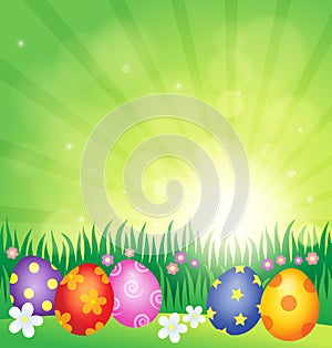 Decorated Easter eggs theme image 4