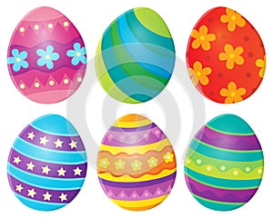 Decorated Easter eggs theme image 8