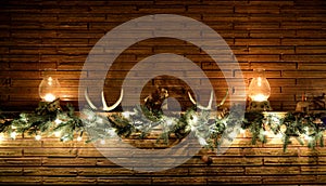 Decorated Fireplace Mantlepiece