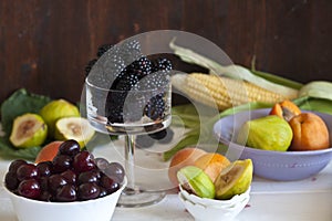 Decorated food on a festive table