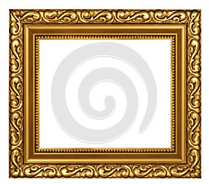 Decorated gold plated frame