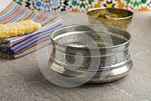 Decorated Hammam water bowl