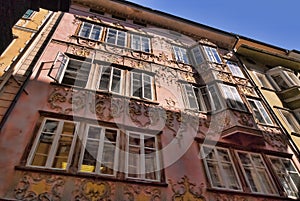 Decorated House in Bolzano South Tirol Italy