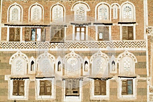 The decorated houses of old Sana