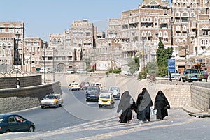 The decorated houses of old Sana