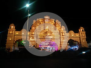 Decorated Mehel Ganapati decoration