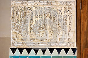 Decorated in plaster of the arabic Qubba